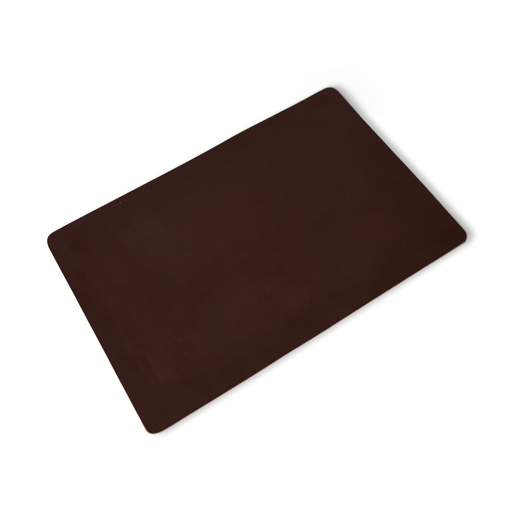 Tapis de bureau et de souris en cuir Espresso Elegance