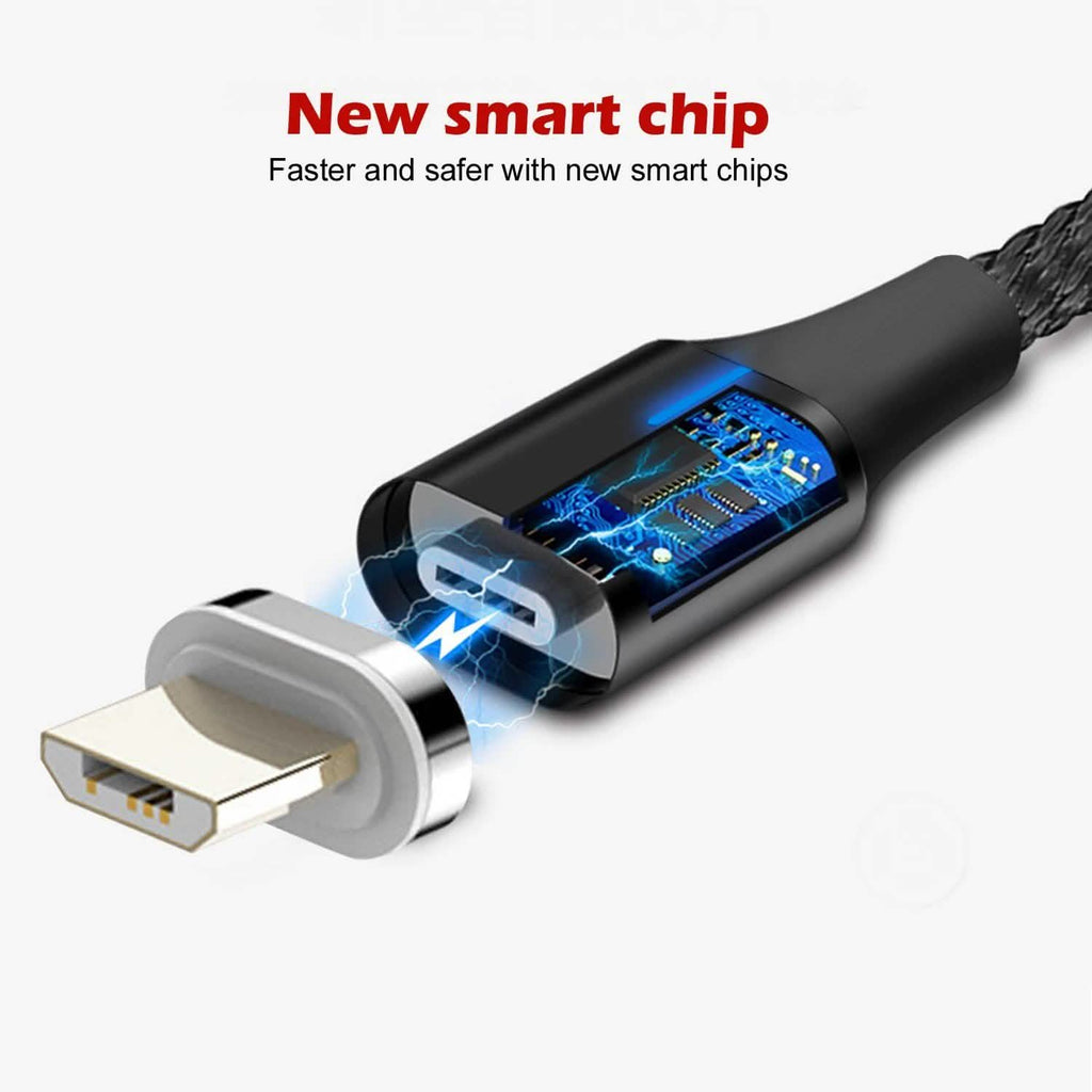 3.0A 磁気マイクロUSB Androidインターフェース高速充電