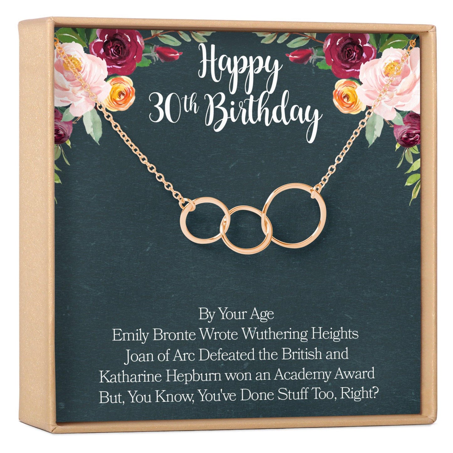 30th Birthday Necklace