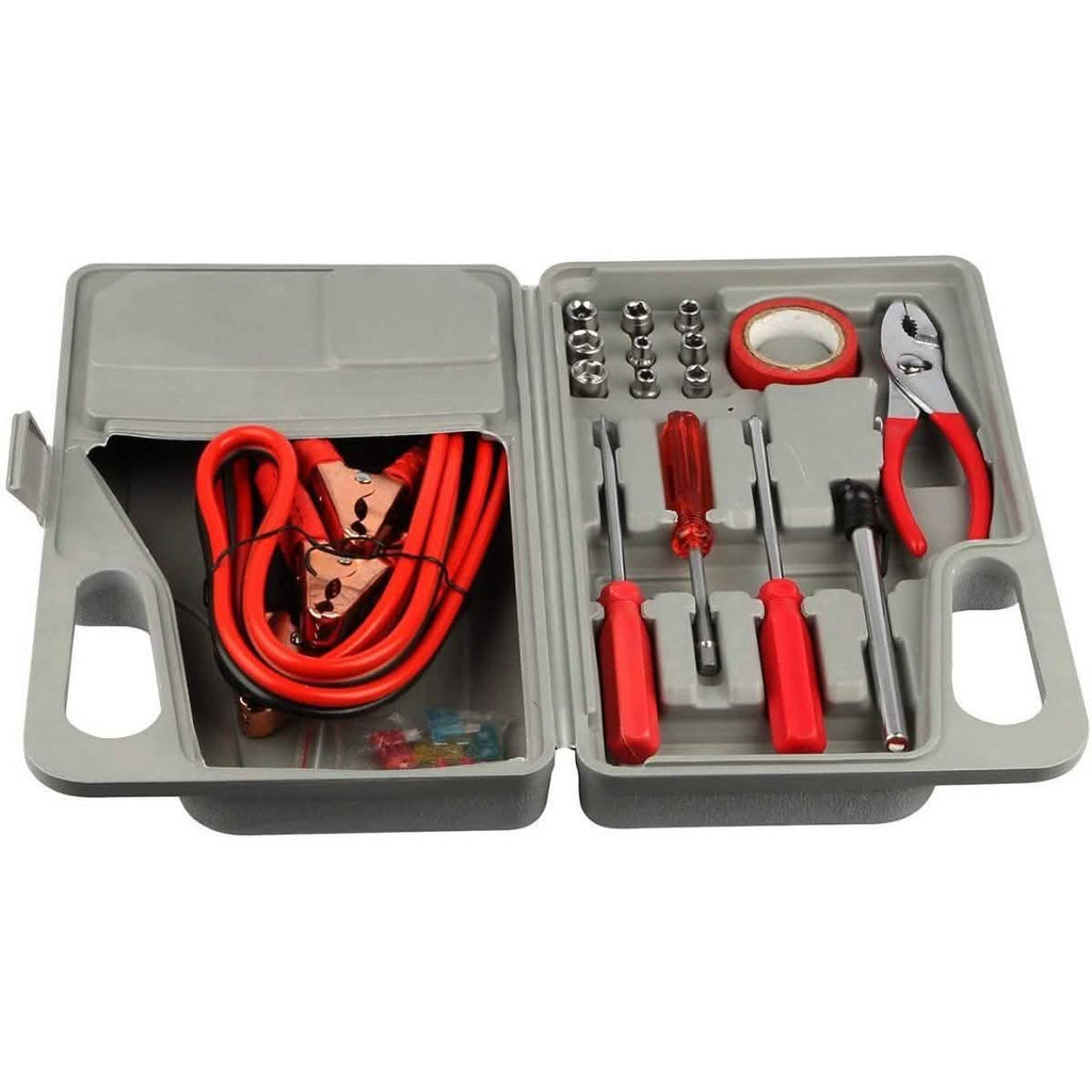 Ensemble de 31 pièces : Trousse d'outils d'urgence routière