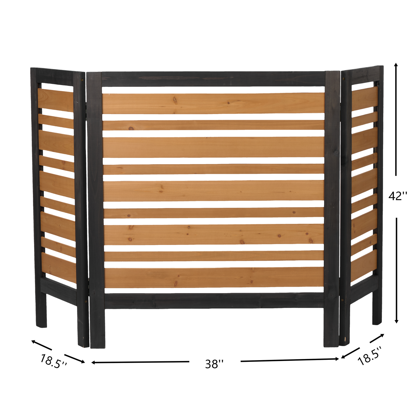 3-Panel Outdoor Air Conditioner Fence Screen