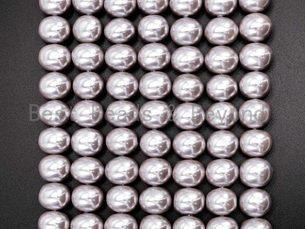 Gray Natural Mother of Pearl beads, SKU#T73