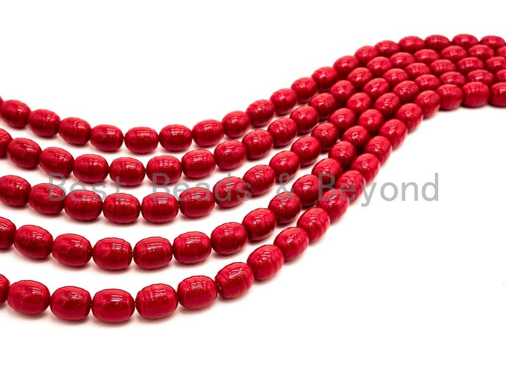 Red Natural Mother of Pearl beads,15x12mm Pearl Carved Oval beads, Loose Oval Smooth Pearl Shell Beads, 16inch strand, SKU#T91