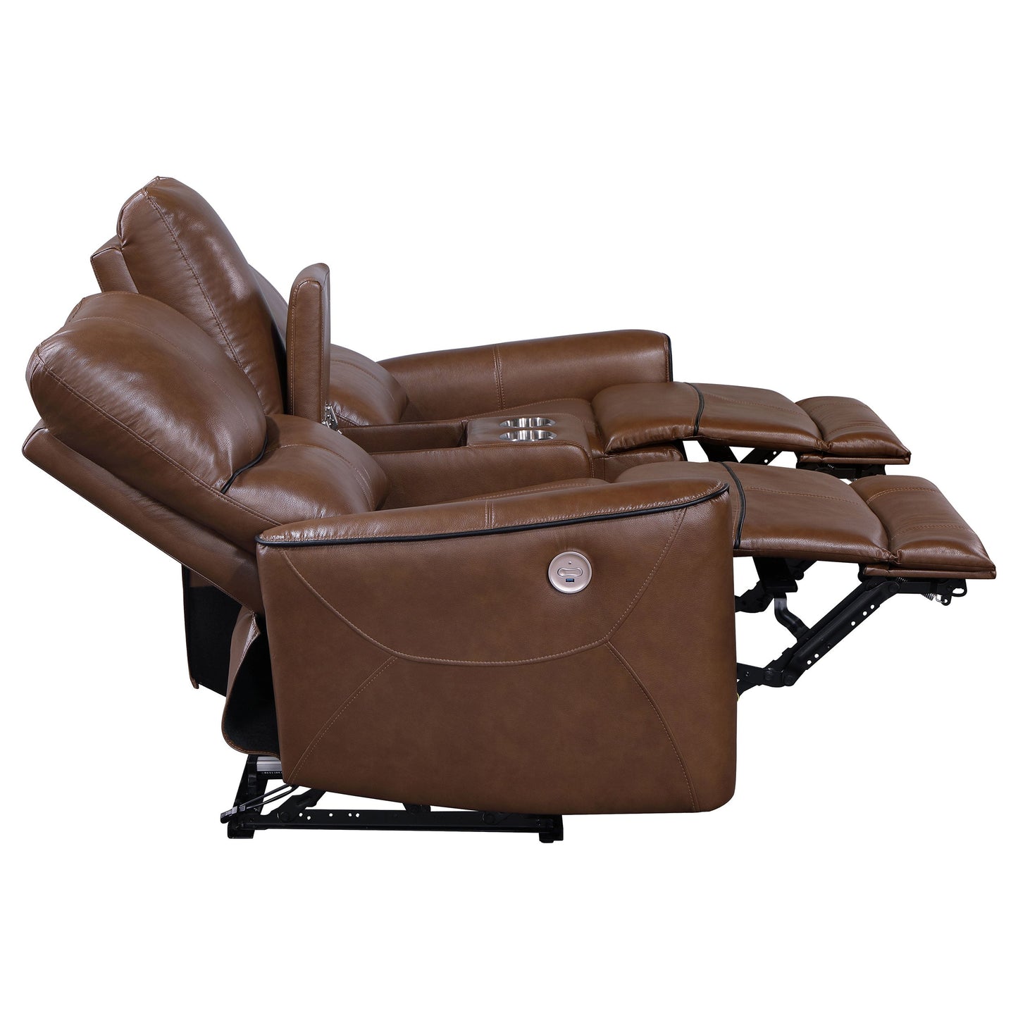 Denson Saddle Power Reclining Loveseat