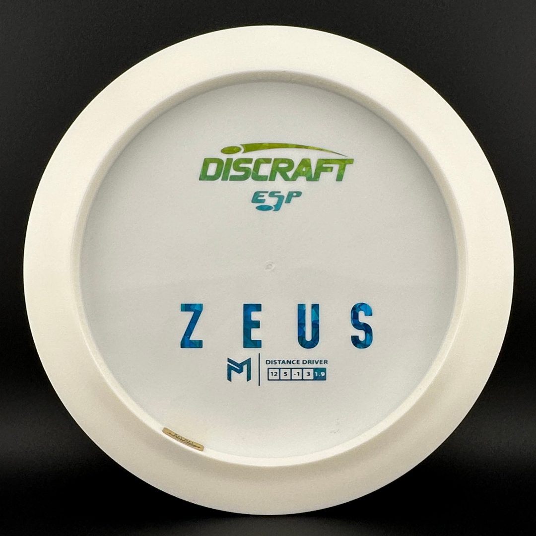 White ESP Zeus - Bottom Stamp Dyer's Delight - Paul McBeth