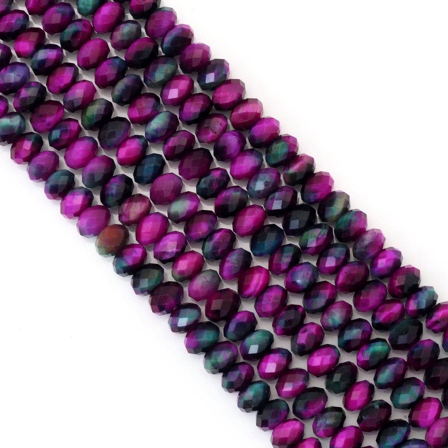Exclusive!!! Fuchsia Green Tiger Eye, Sku#UA313