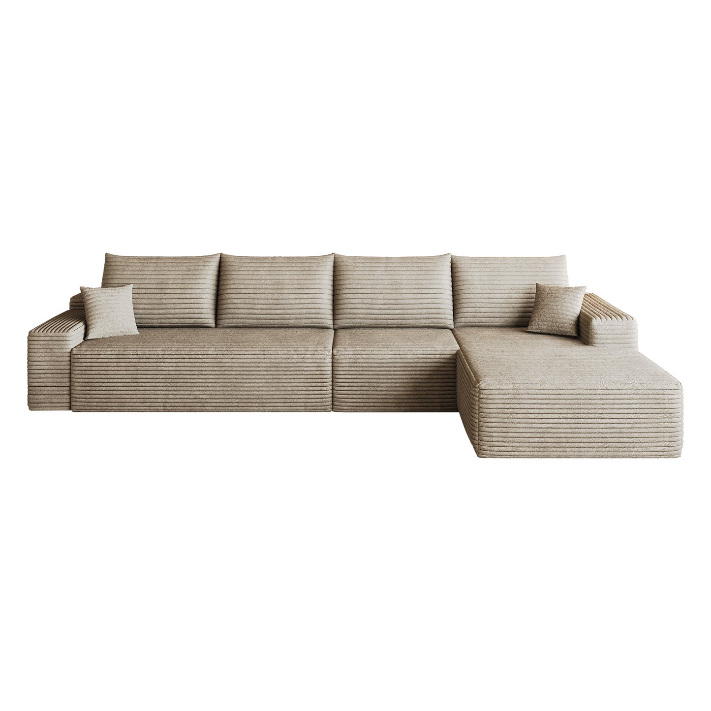 134" Cloud Sectional Couch with L-Shape Chaise