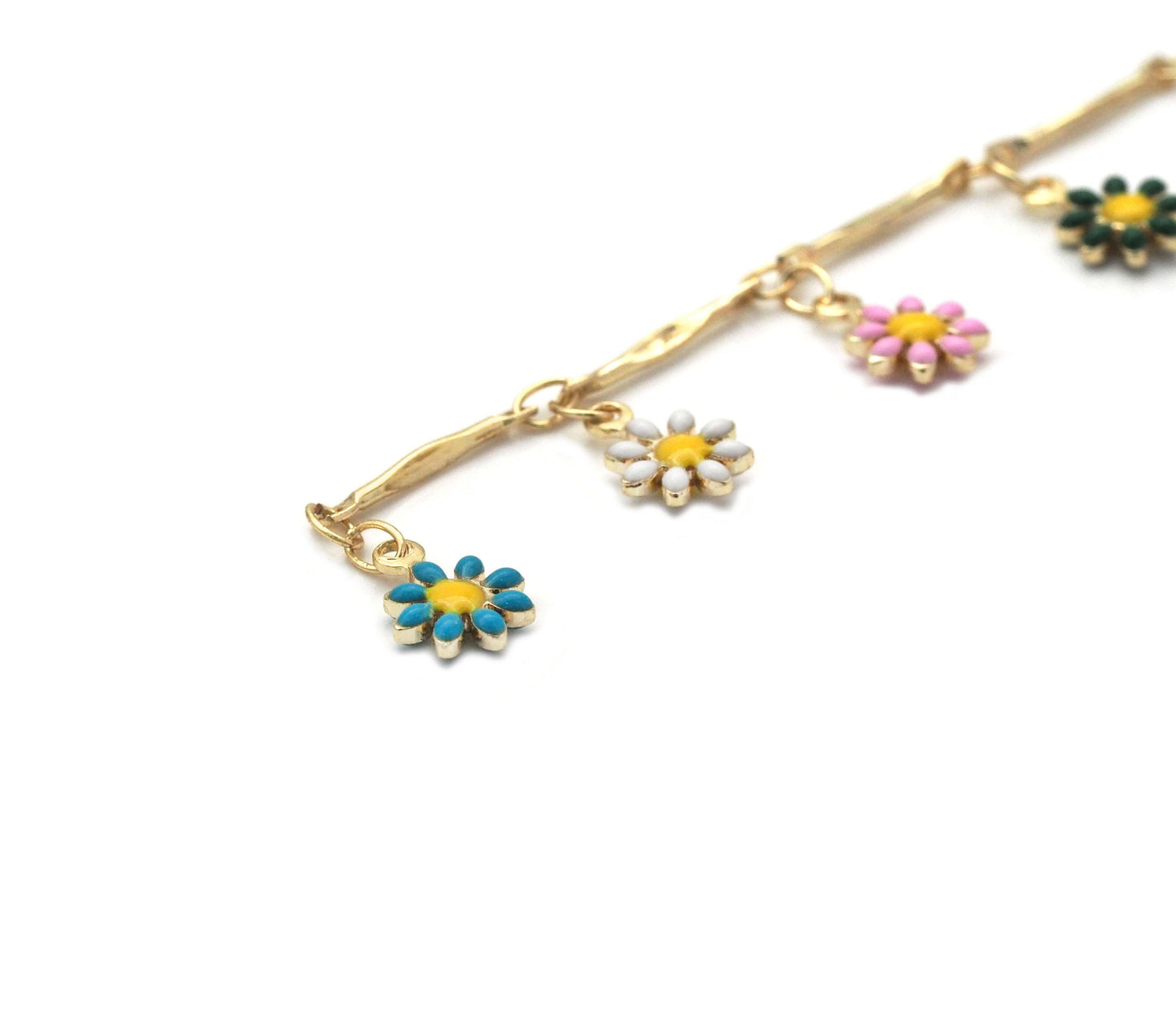 Daisy Flower Chain By Yard/Choker Necklace, sku#LS20c