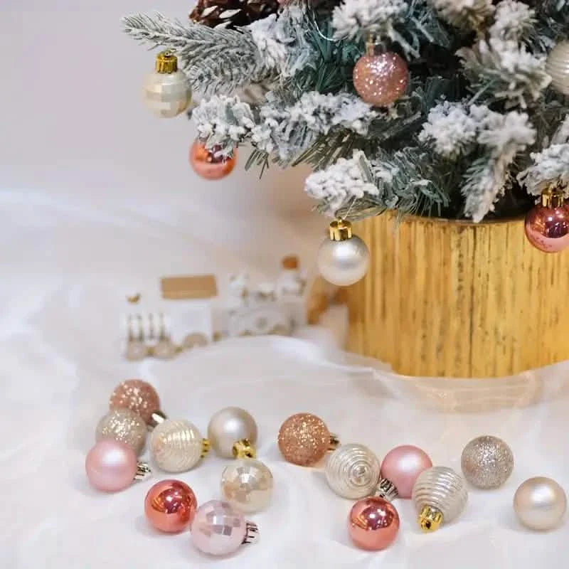 33個セット：クリスマスグリッタースター ツリートッパー