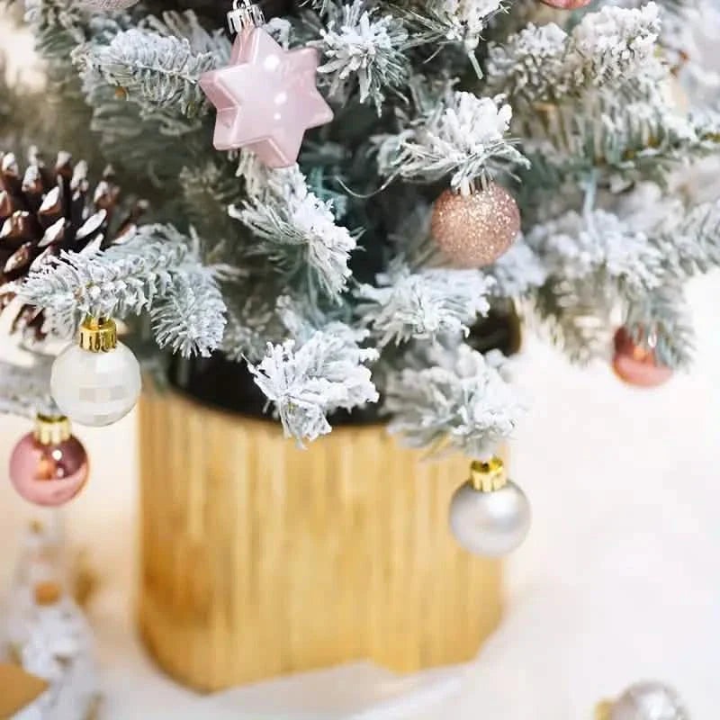 33個セット：クリスマスグリッタースター ツリートッパー
