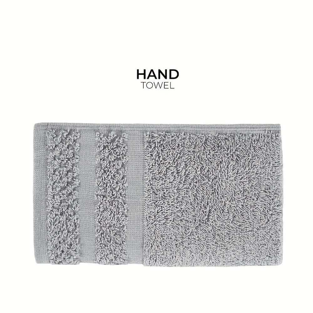 Ensemble de serviettes de bain en coton gris (10 à 32 pièces)