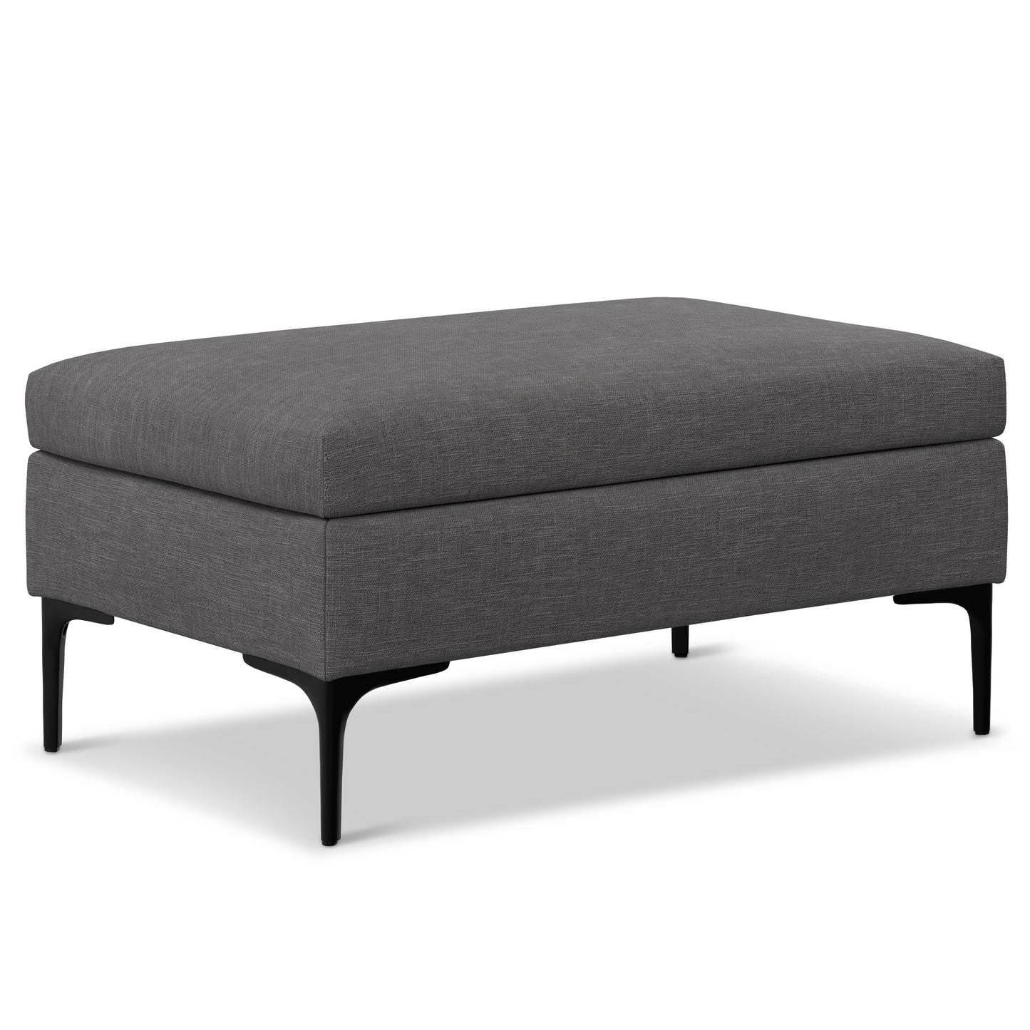Rebecca 36 Inch Wide Rectangular Coffee Table Storage Ottoman