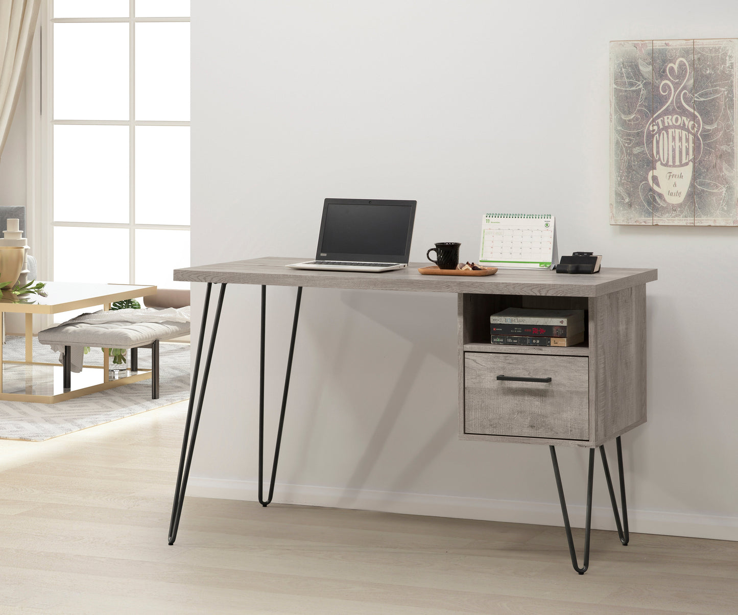 Grey Desk