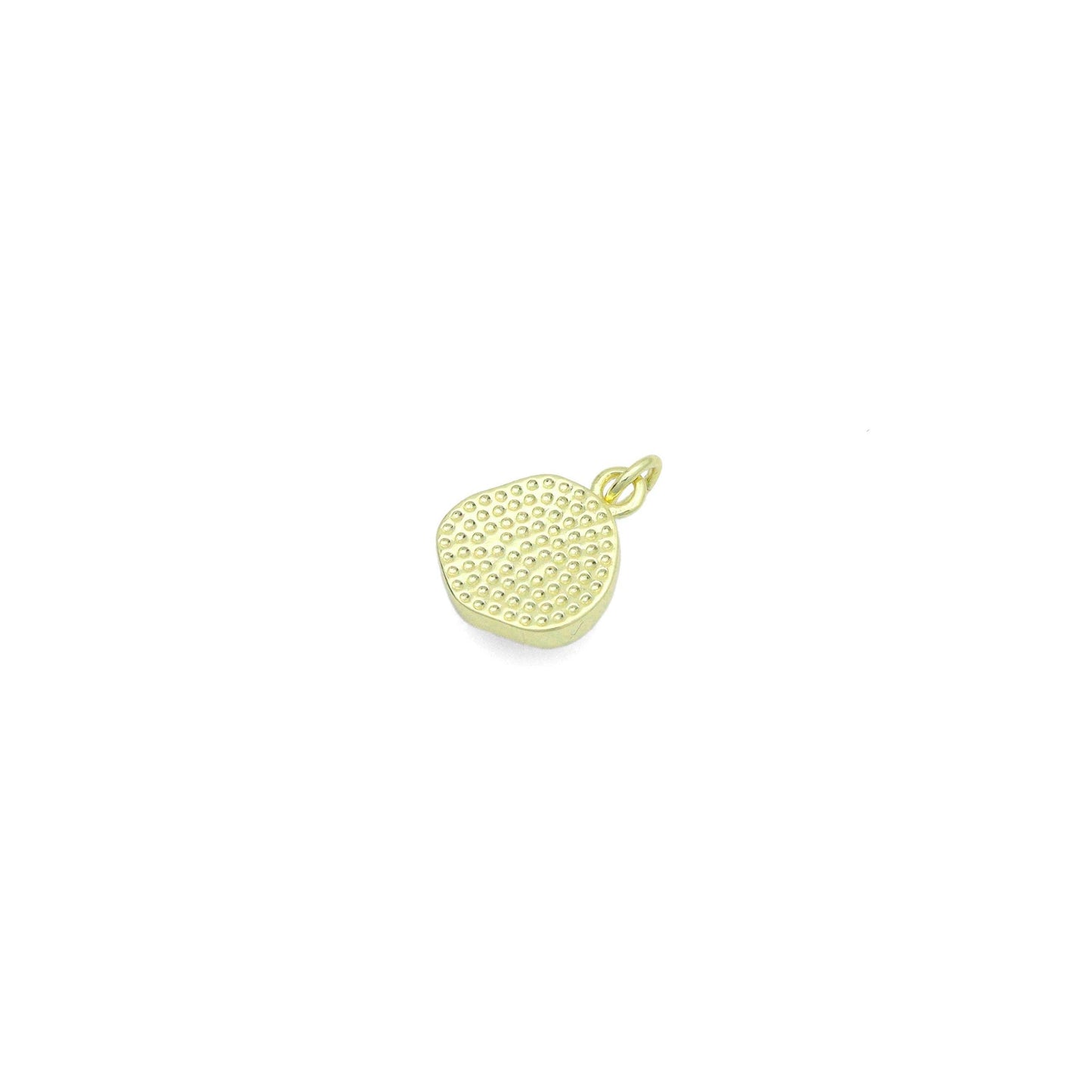 Various Color Stone Round Shape Charm Pendant,Sku#LD736