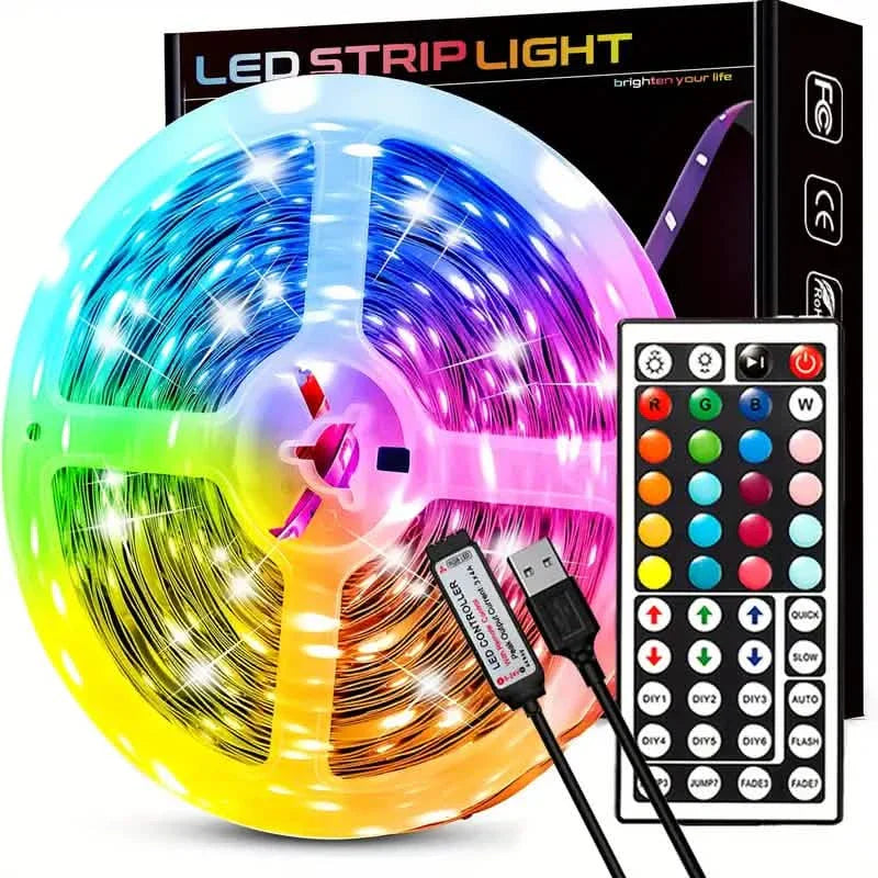 33フィート LEDストリップライト IR 44キーリモコン付き