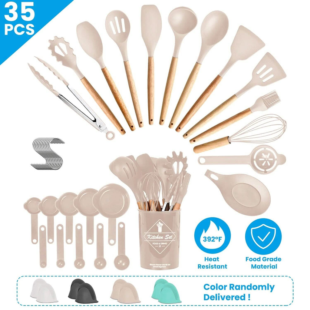 Ensemble d'ustensiles de cuisine – 35 pièces