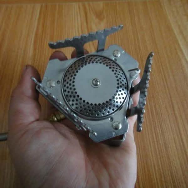 Réchaud de camping portable pliant 3500W en acier pour pique-nique extérieur