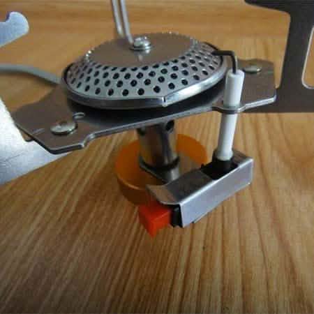Réchaud de camping portable pliant 3500W en acier pour pique-nique extérieur