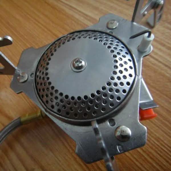 Réchaud de camping portable pliant 3500W en acier pour pique-nique extérieur