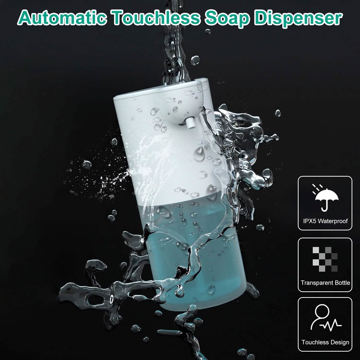 350ml Automatic Foam Soap Dispenser Rechargeable Touchless