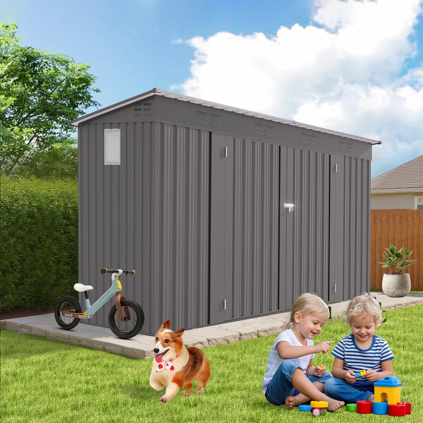 4 x 9 FT Outdoor Storage Shed