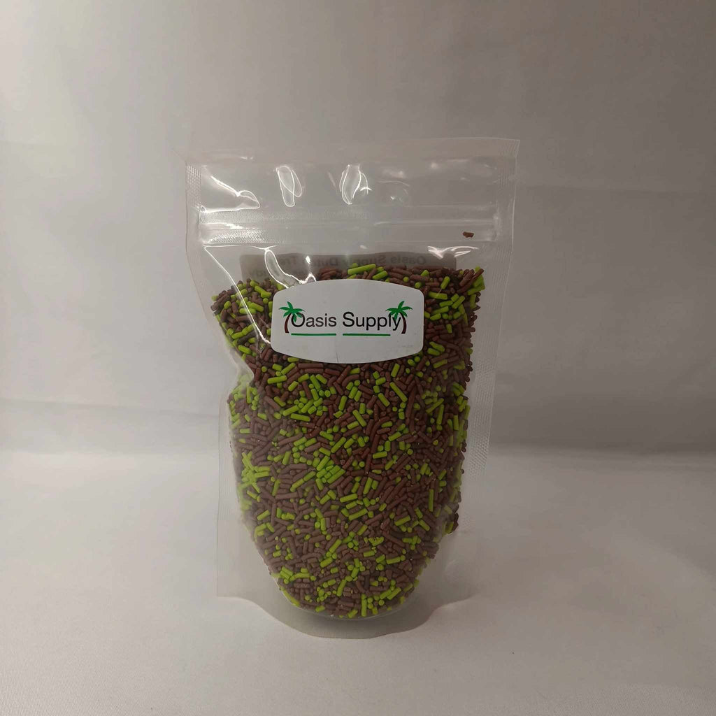Mint Flavored Sprinkles, Quins, Toppings, for Ice Cream and Cupcakes (Chocolate Mint Sprinkles)