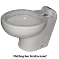 Raritan Marine Elegance - Style domestique - Blanc - Eau douce ou salée - Commande de toilette intelligente - 12 V [220HS012]