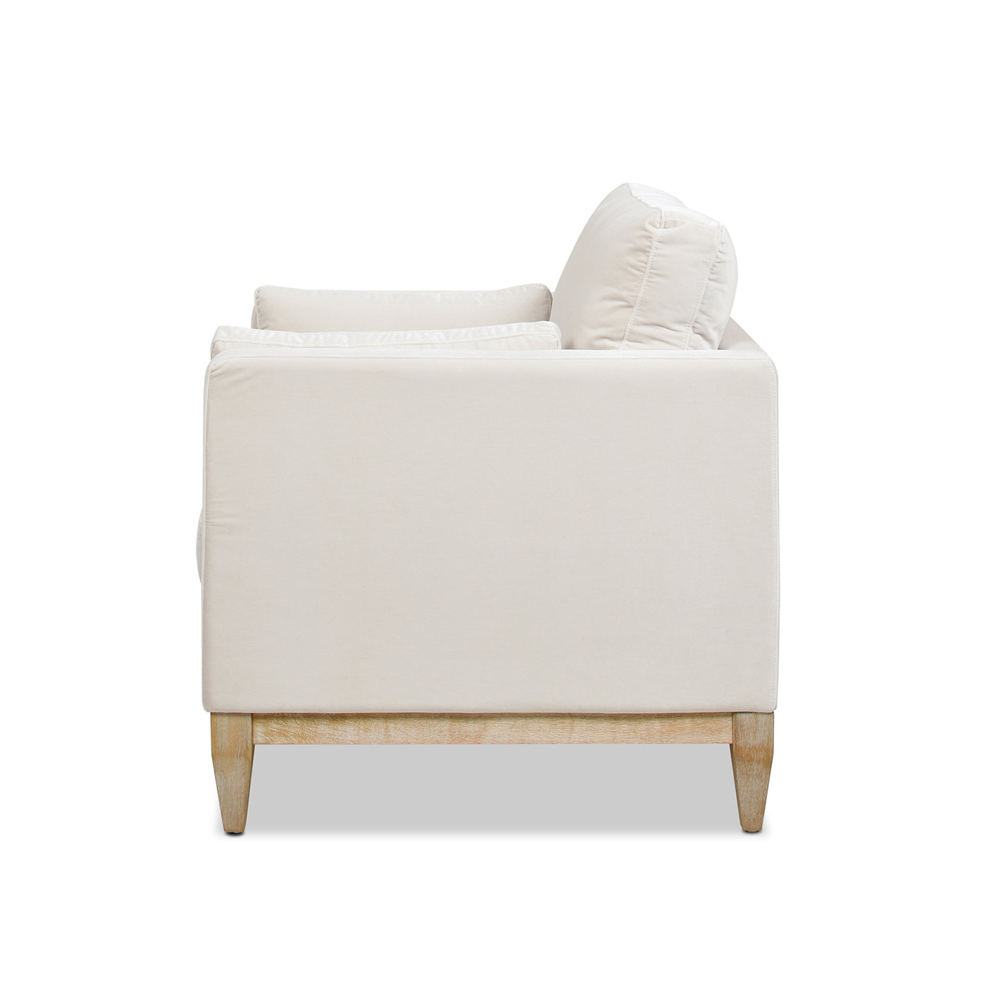 Knox 36" Modern Farmhouse Arm Chair in French Velvet