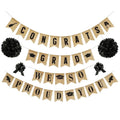 36 pièces : Bâche « Congrats Grads » + Bâche « We Are So Proud of You »