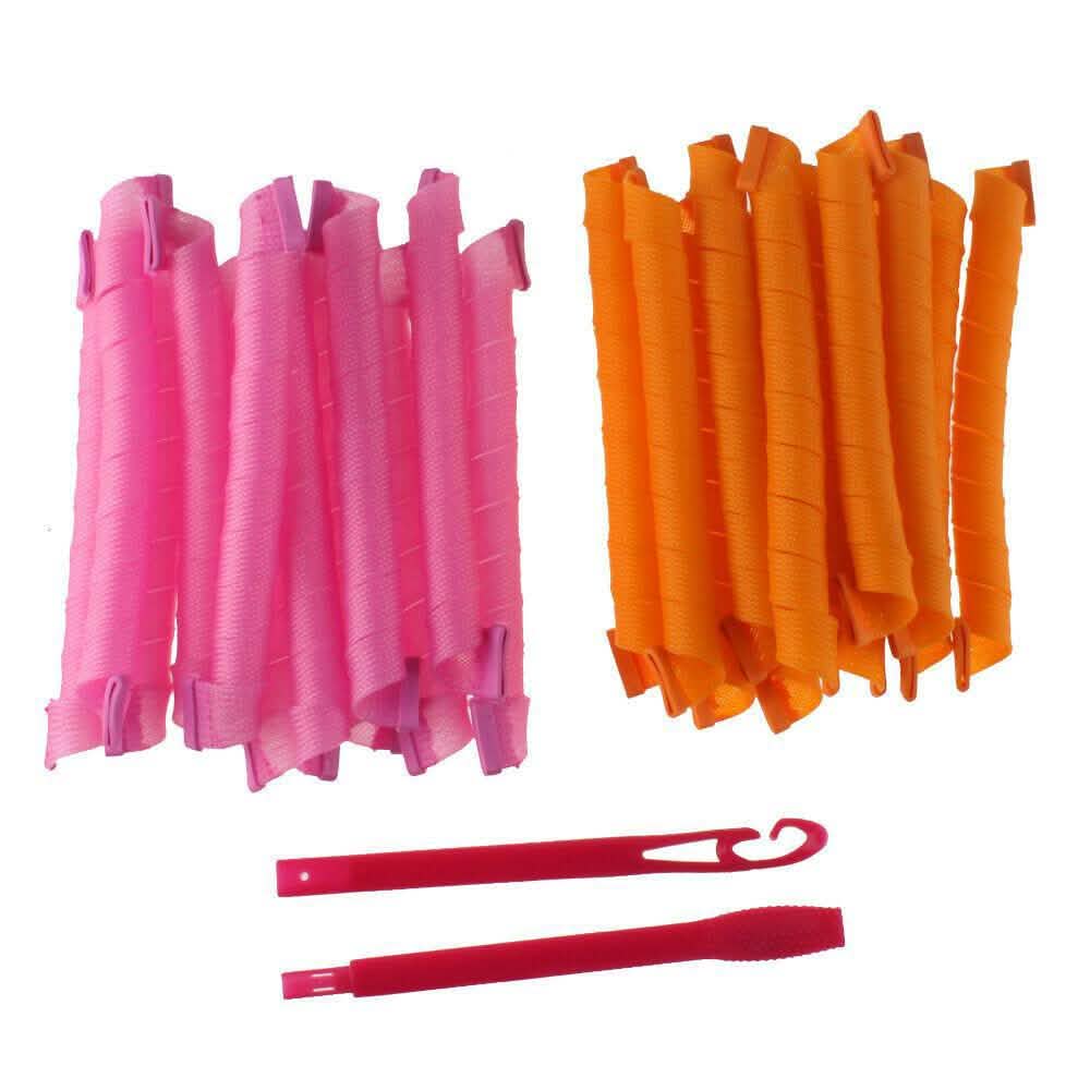 36 Pièces : Bigoudis Magiques Élastiques DIY Sans Chaleur pour Cheveux, Rouleaux Spirales