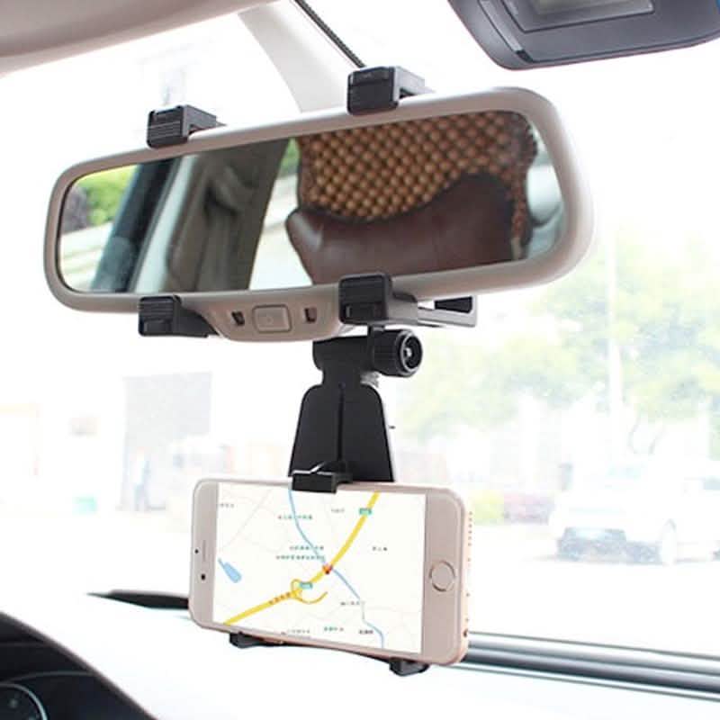 Support de téléphone pour rétroviseur à 360 degrés