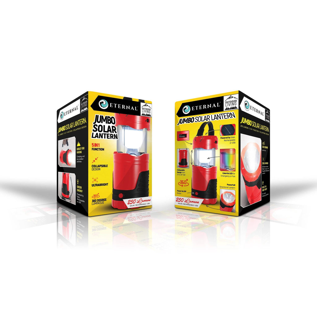 360-Degree Solar Powered LED 5-in-1 Lantern
