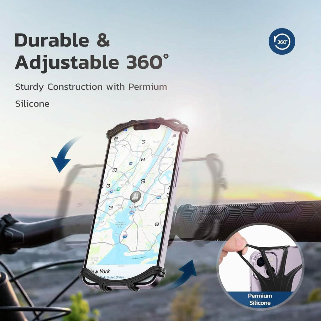 360° Rotatable Waterproof Bike Phone Mount