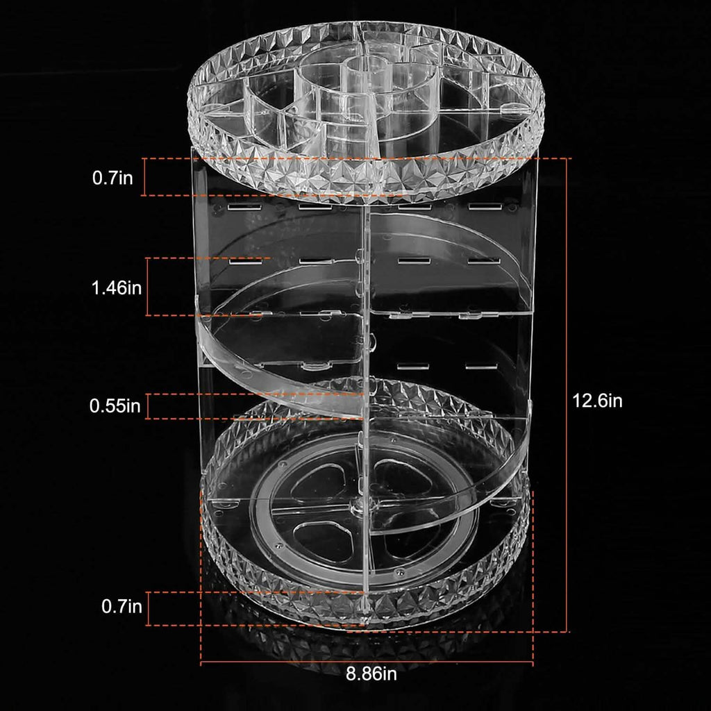 360° Rotating Make Up Organizer