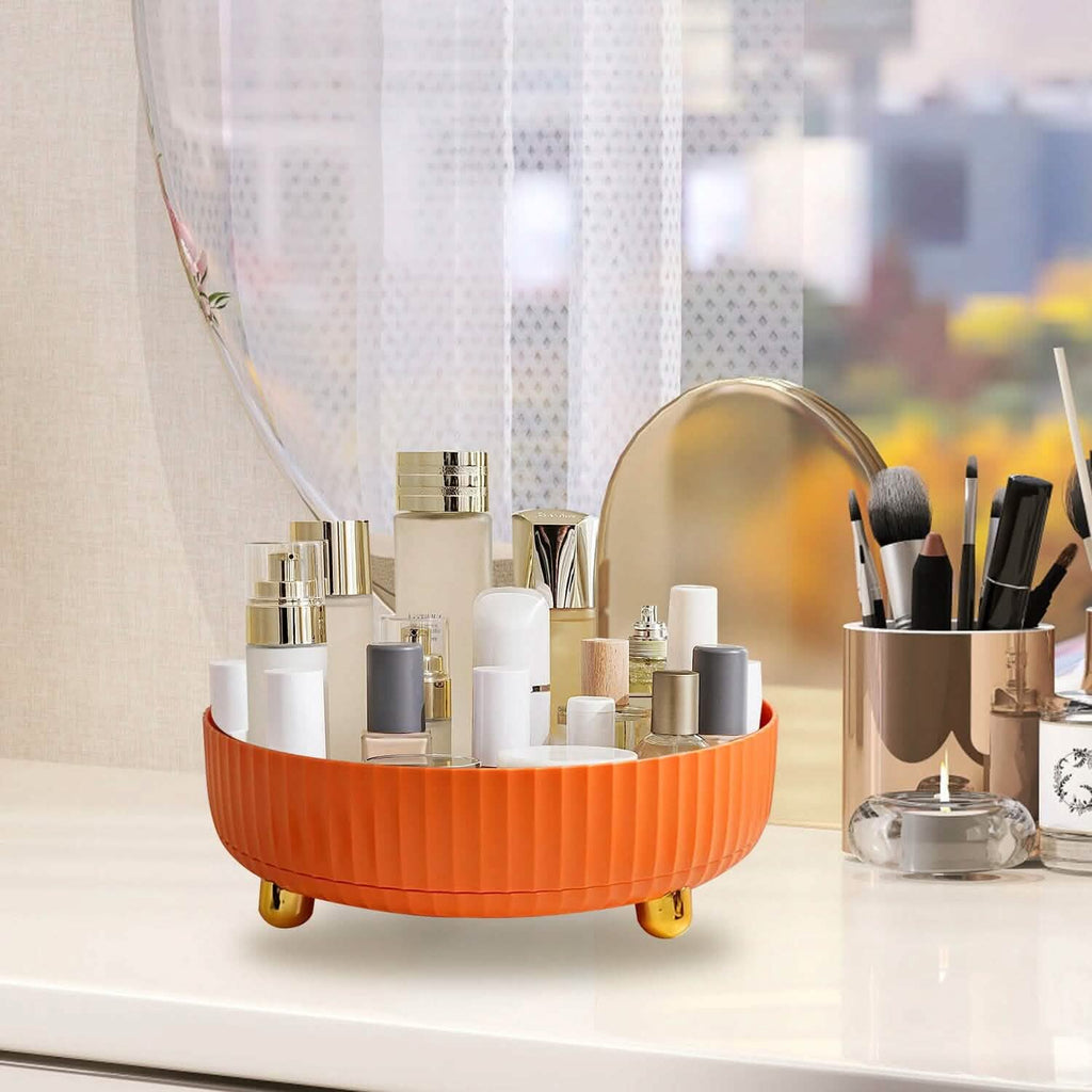 Plateau de rangement cosmétique à parfum rotatif à 360° Charge de 10 kg