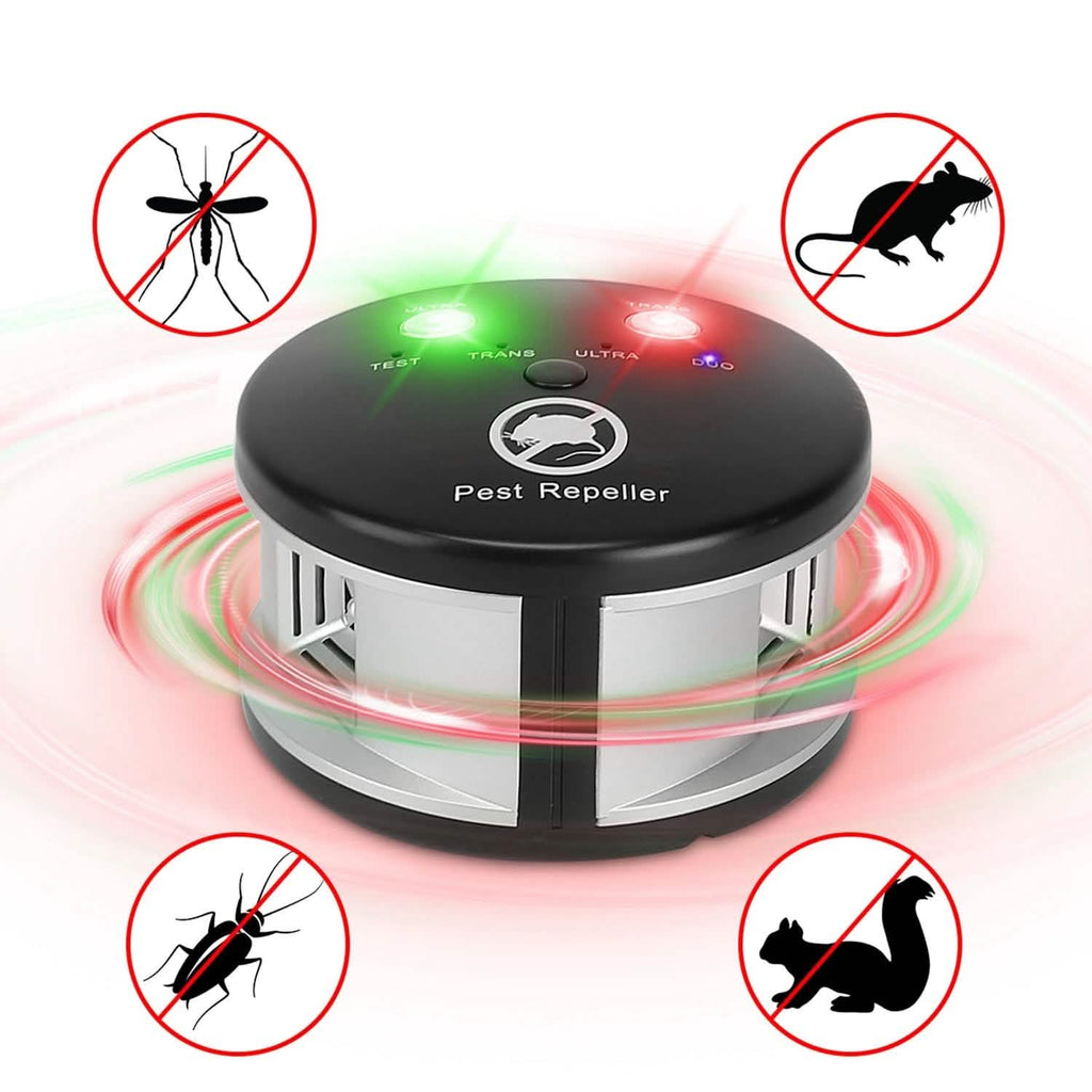 Répulsif antiparasitaire électronique 360° à ultrasons à brancher