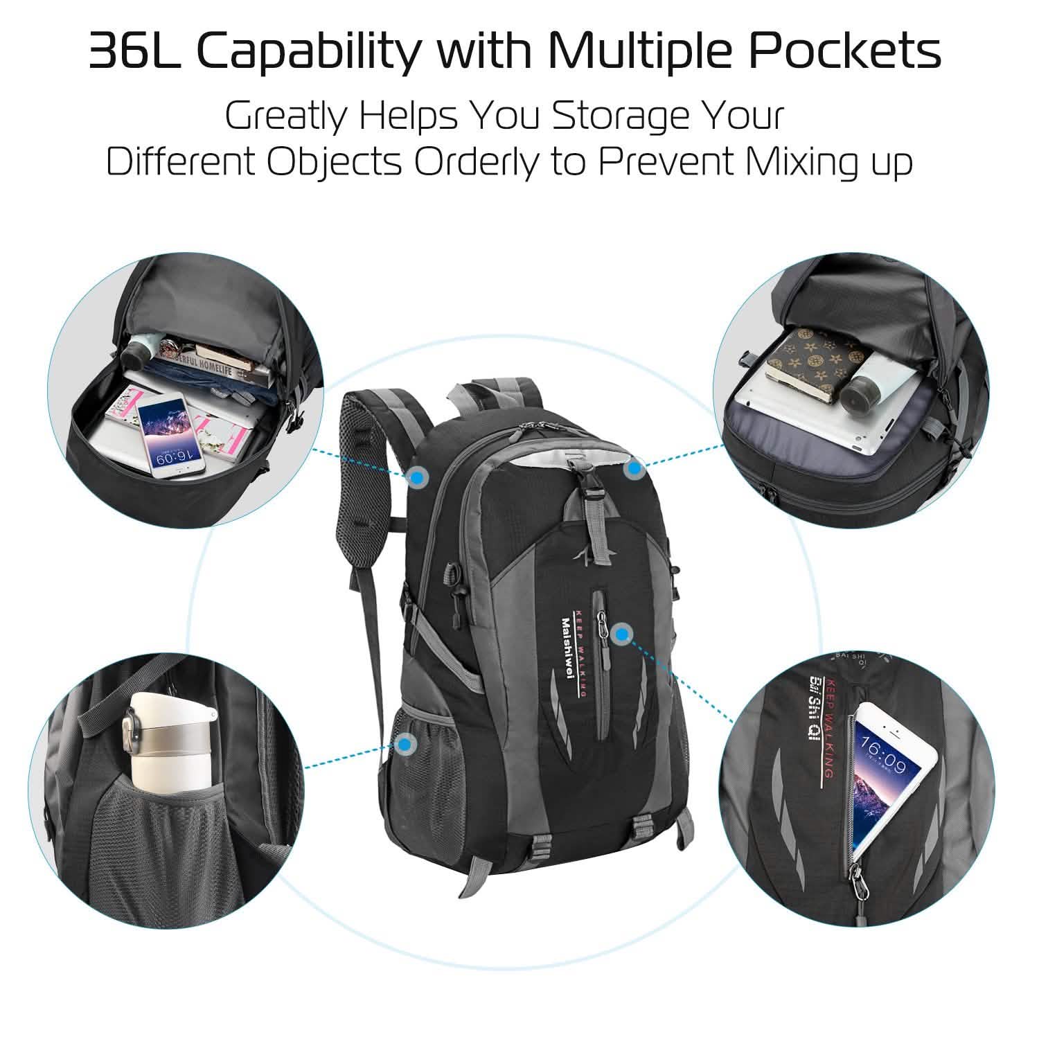 Sac à dos de voyage étanche 36L