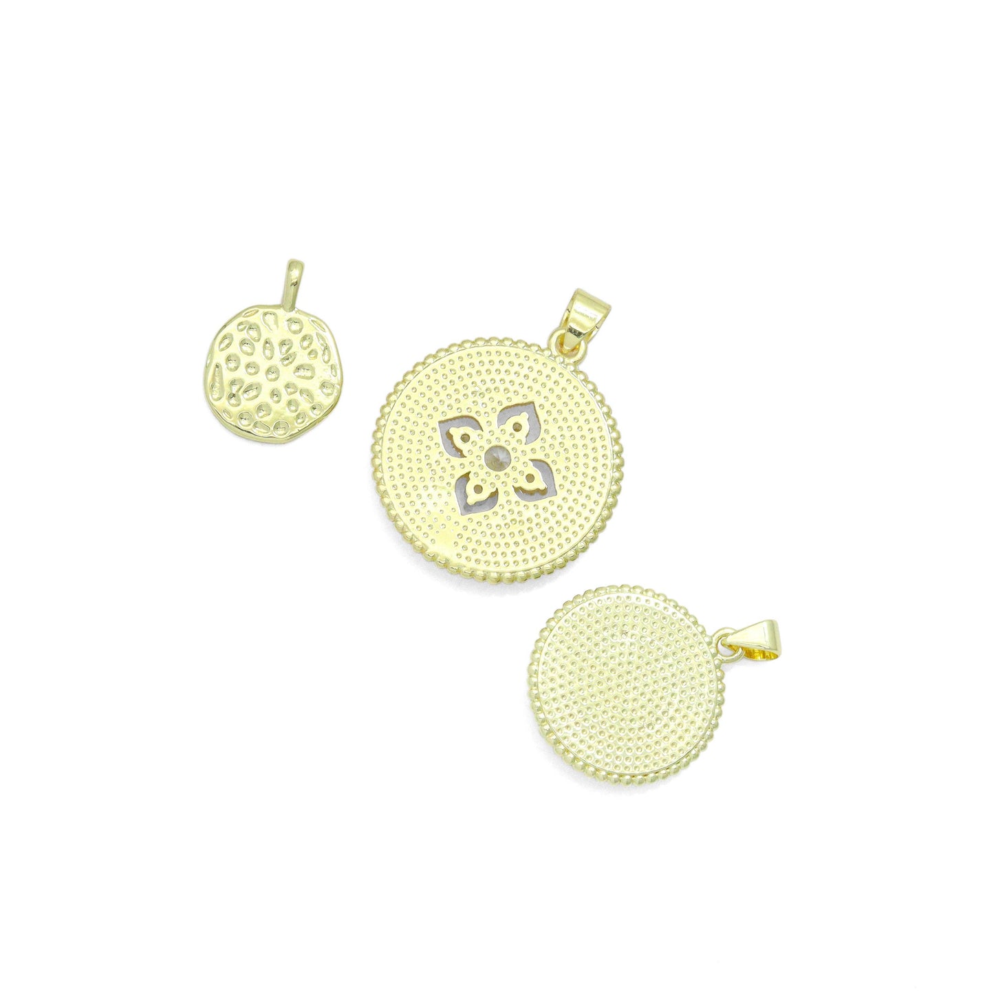 White Mother of Pearl Black Enamel Flower heart Star Heart Pendant,Sku#LK1252