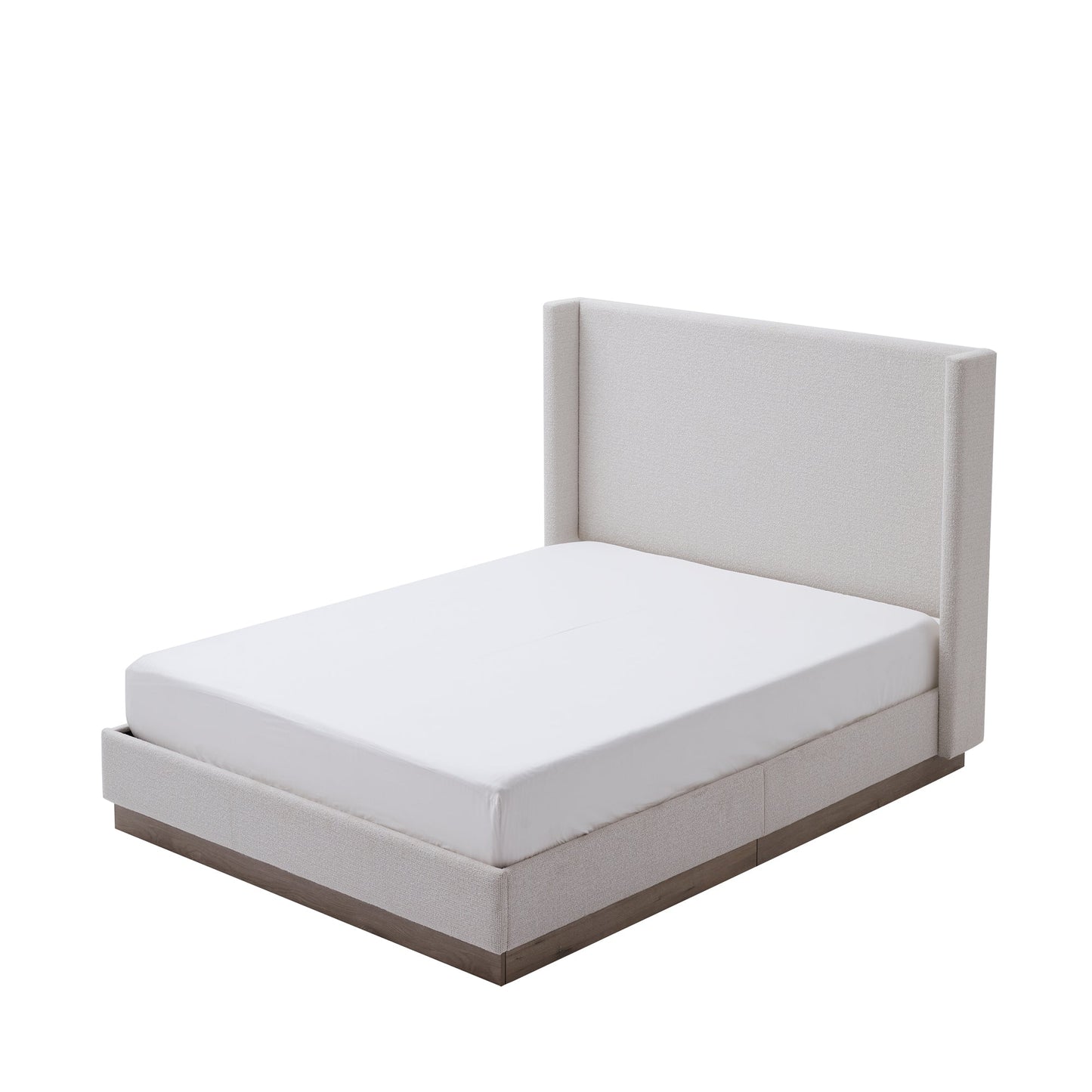 Hale Upholstered Wingback Bed Size King