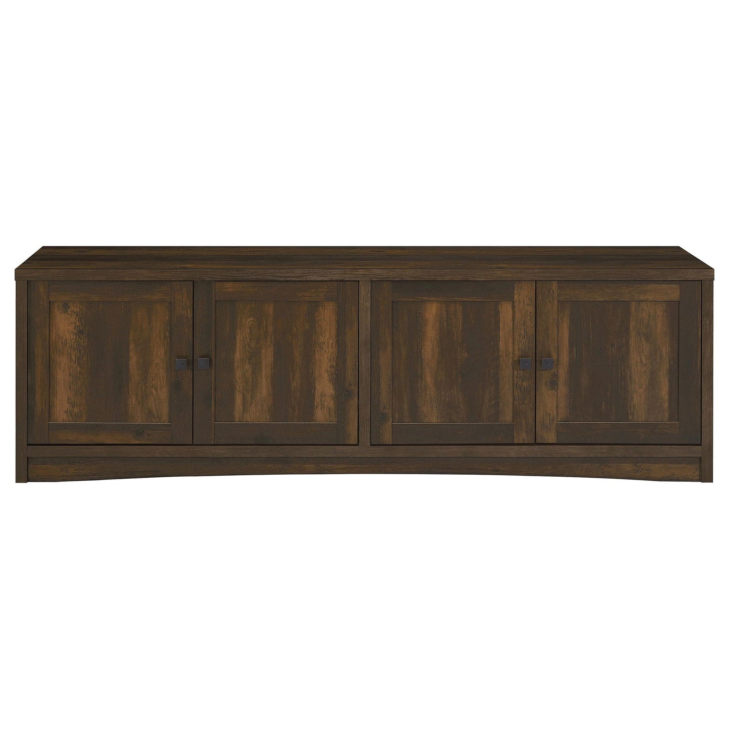 Laughlin 4-door Engineered Wood 78-inch TV Stand Dark Pine