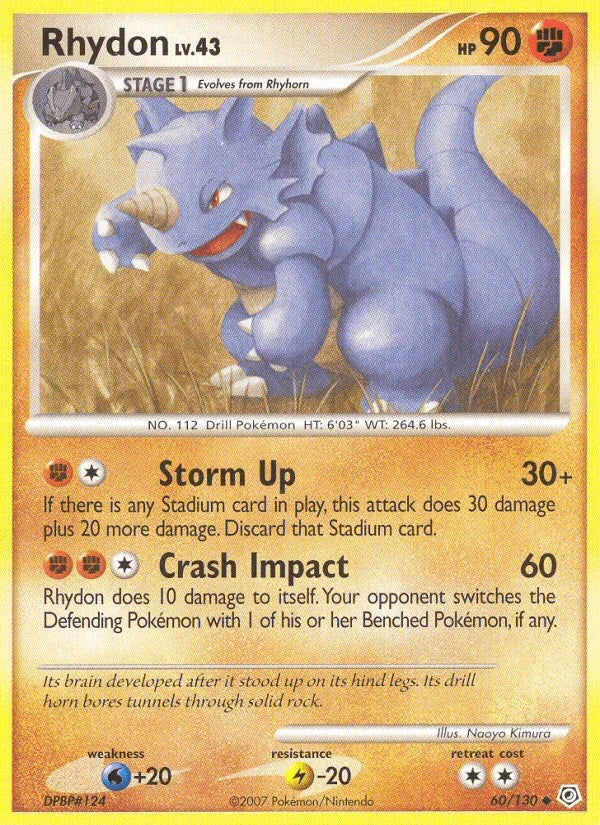 Rhydon (60/130) [Diamond & Pearl: Base Set]