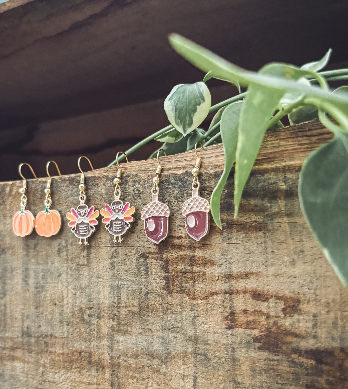 Little Things Fall Earring Set