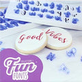 PME Number & Symbol Stampers 52 pcs, Upper & Lower Case Letters