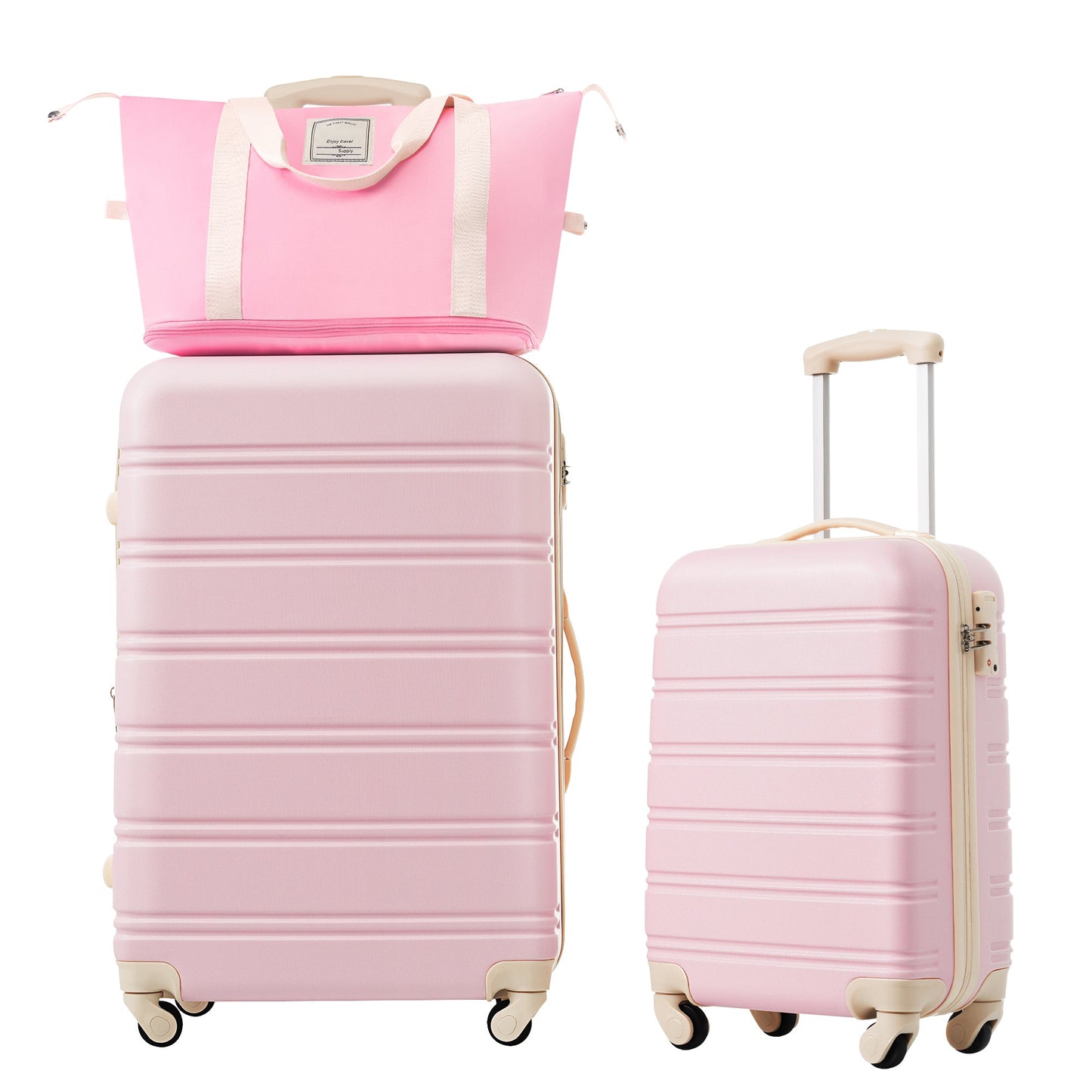 Hardshell Luggage Sets 2Pcs + Bag Spinner Suitcase