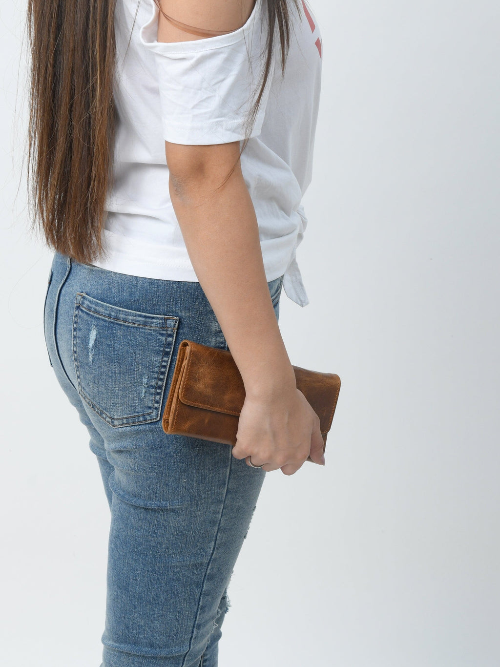 Portefeuille Ellison pour femme - Marron clair