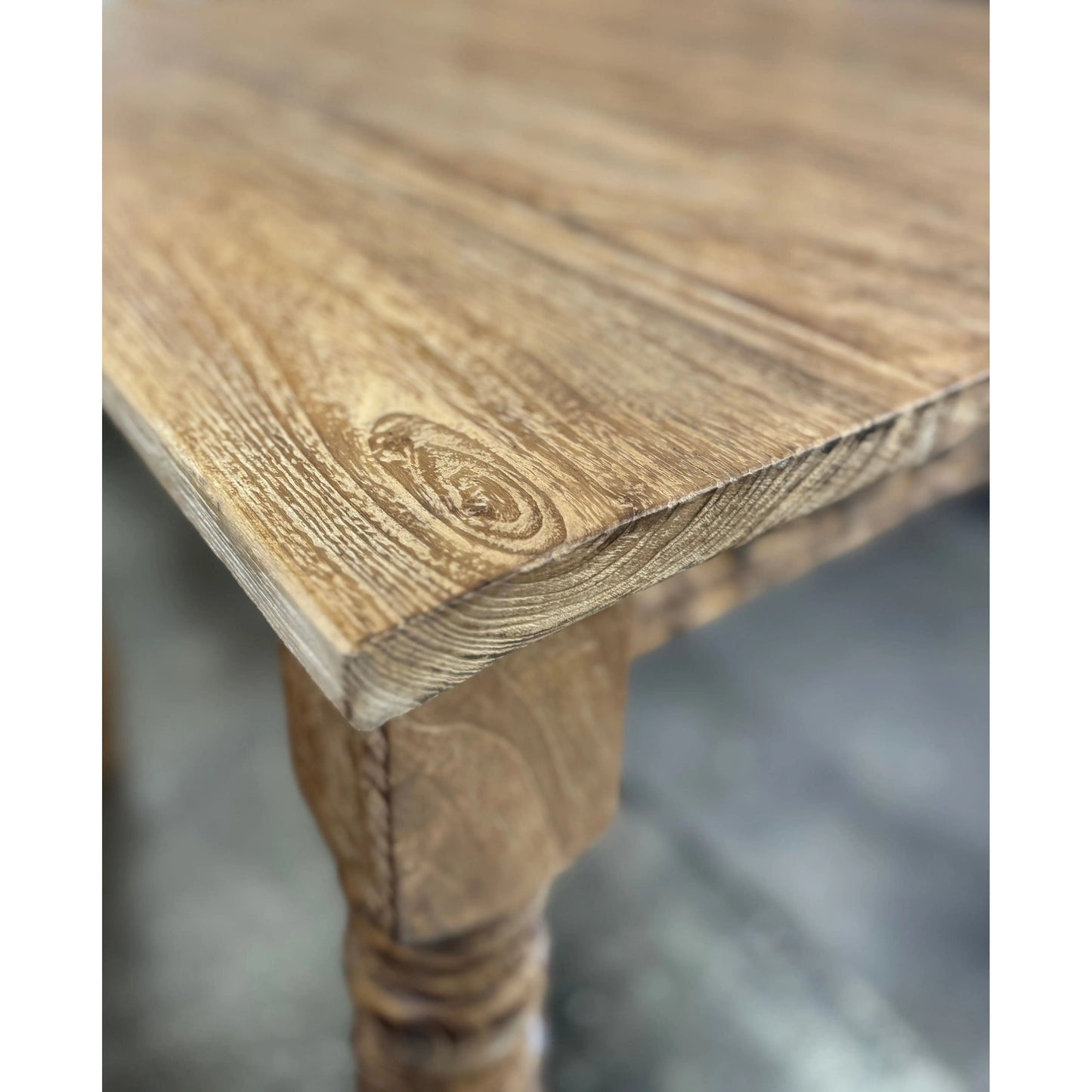 Teak Stained Kitchen Table