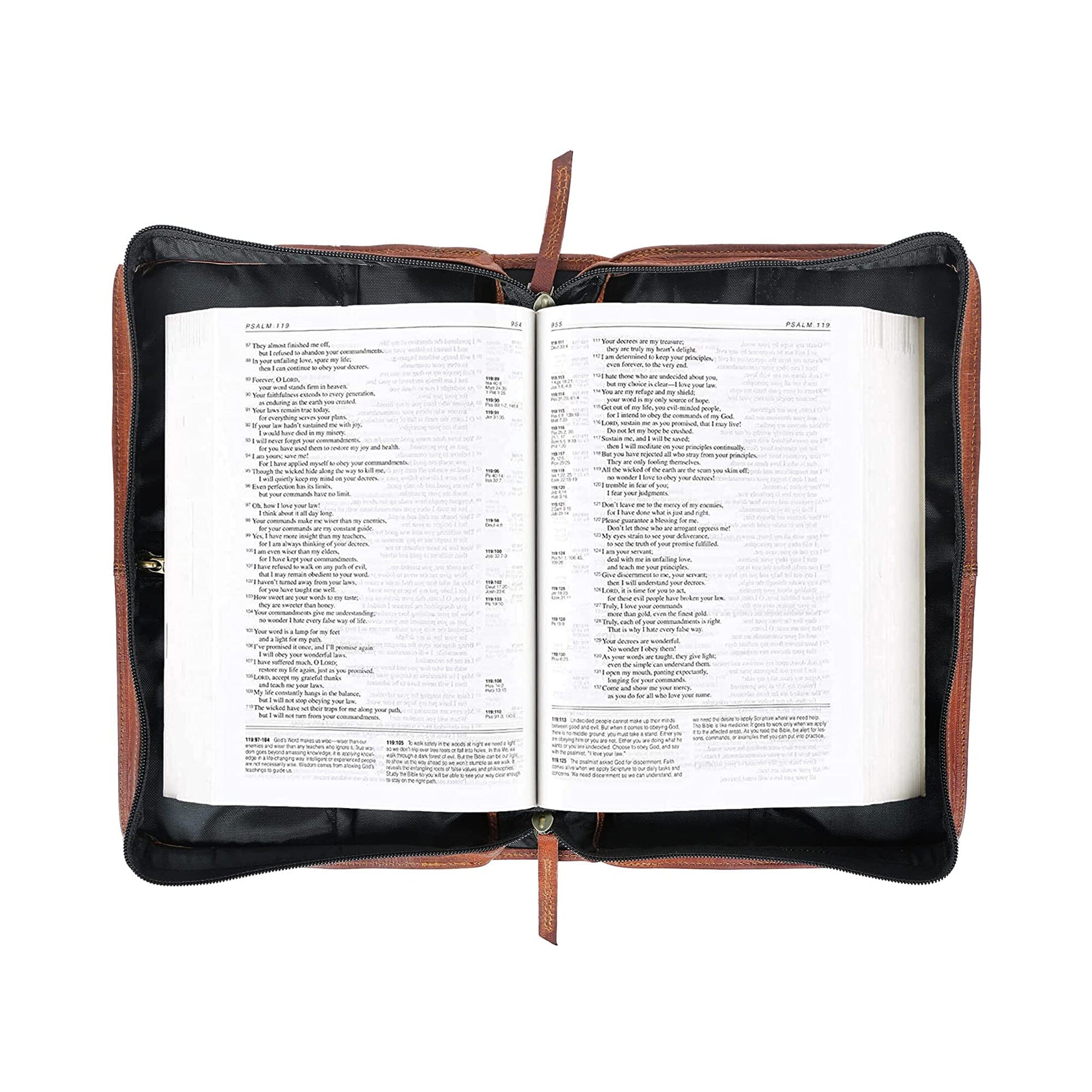 Couverture de livre en cuir