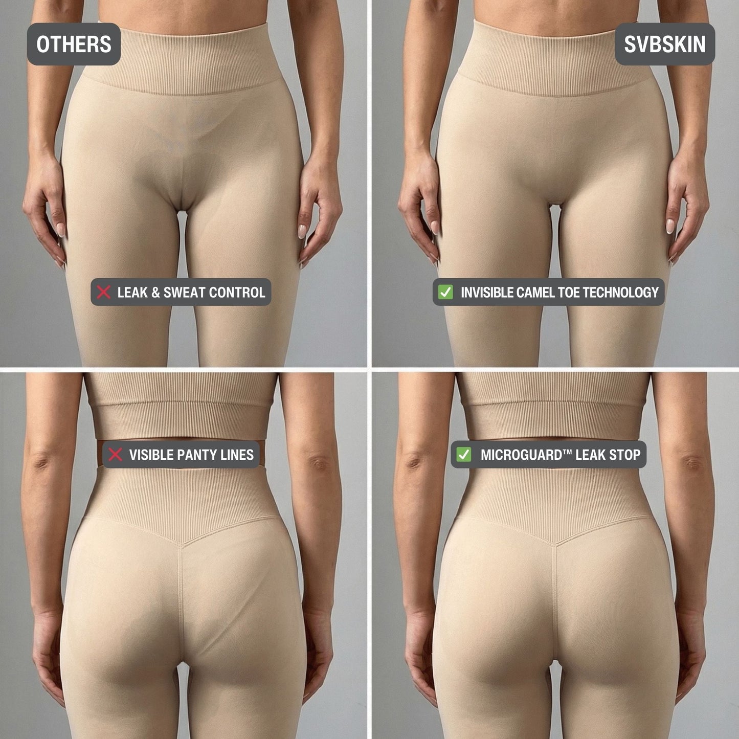 INVISIBLE Thong - Seamless Camel Toe-Proof