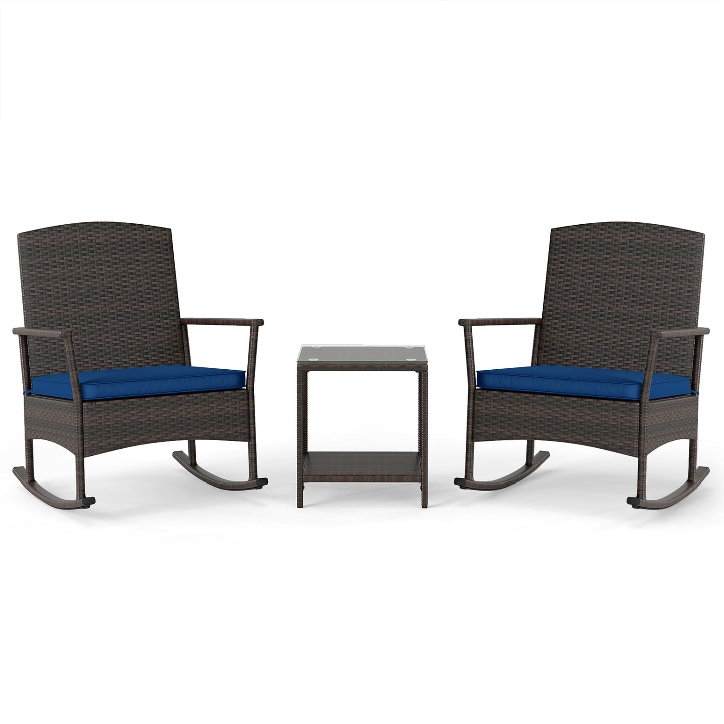 3 Piece Patio Rocking