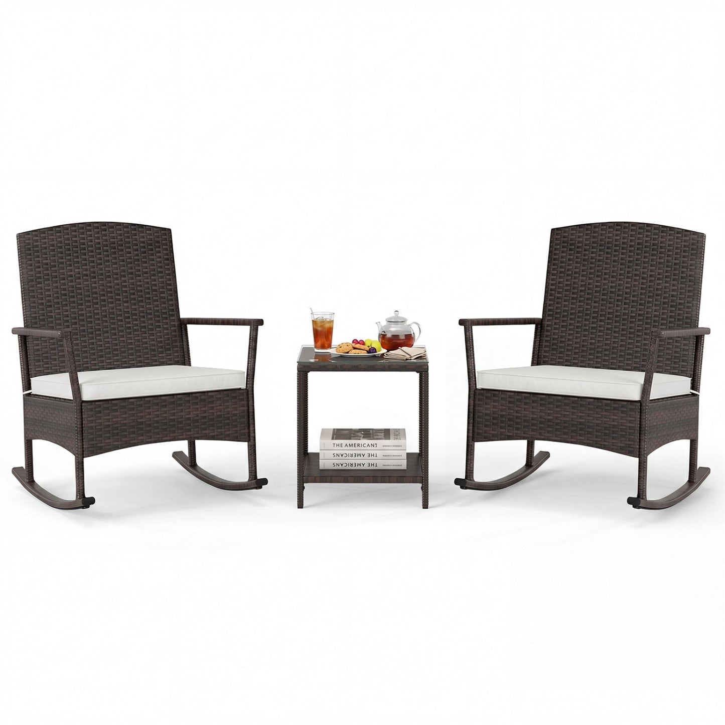 3 Piece Patio Rocking